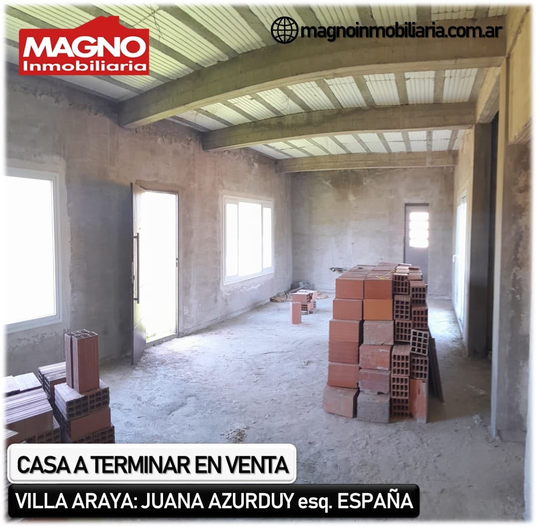 Casa a terminar en Villa Araya - 2